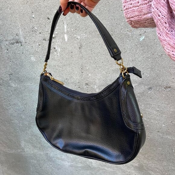 Y2K XOXO Black Shoulder Bag - Picture 1 of 8